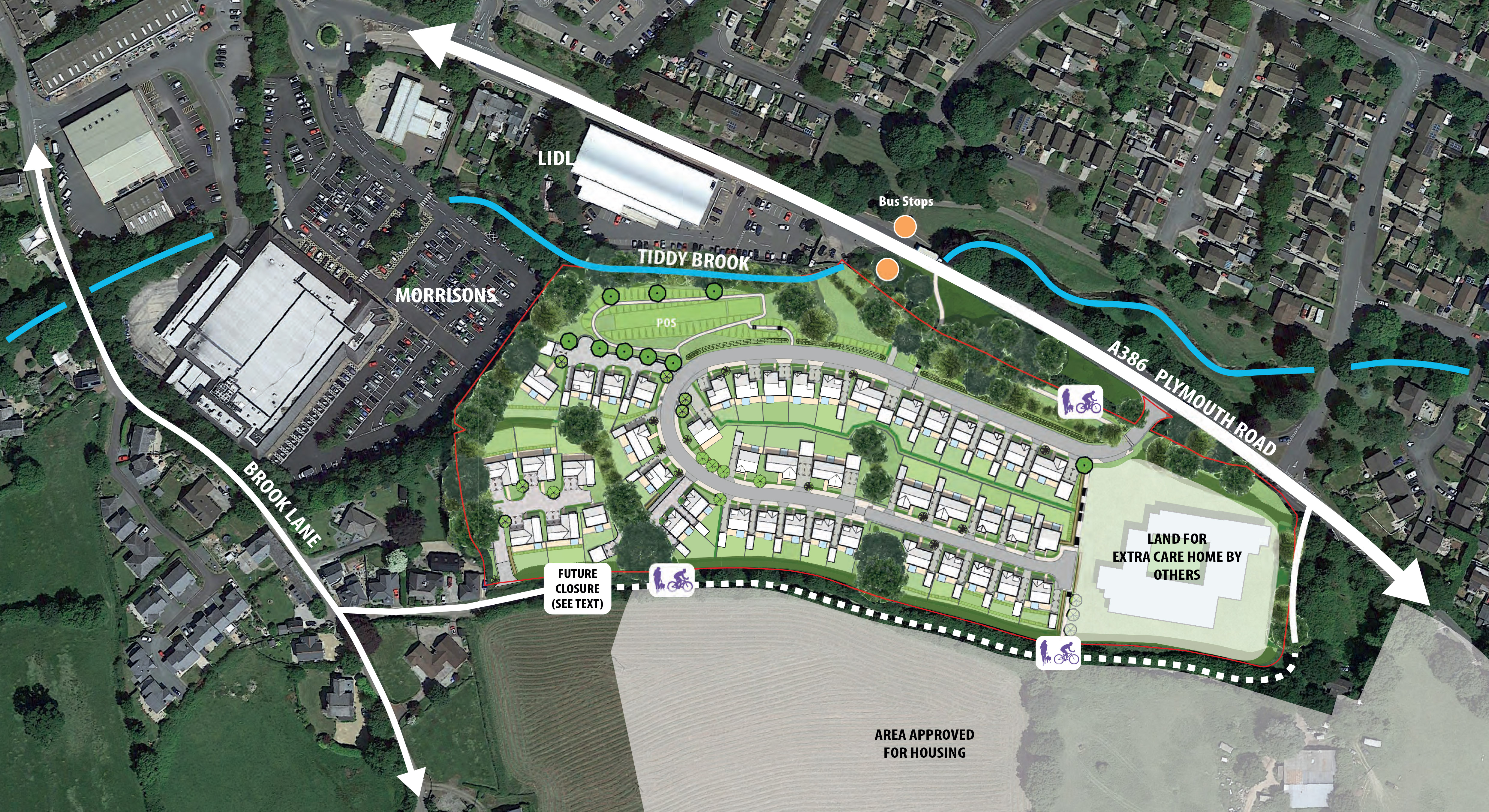 Proposals for new homes in Tavistock submitted; extra care facility also part of plans