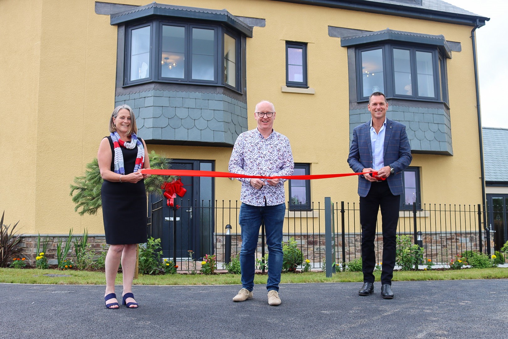 Little Cotton Farm’s first resident is guest of honour at official opening of Show Homes in Dartmouth