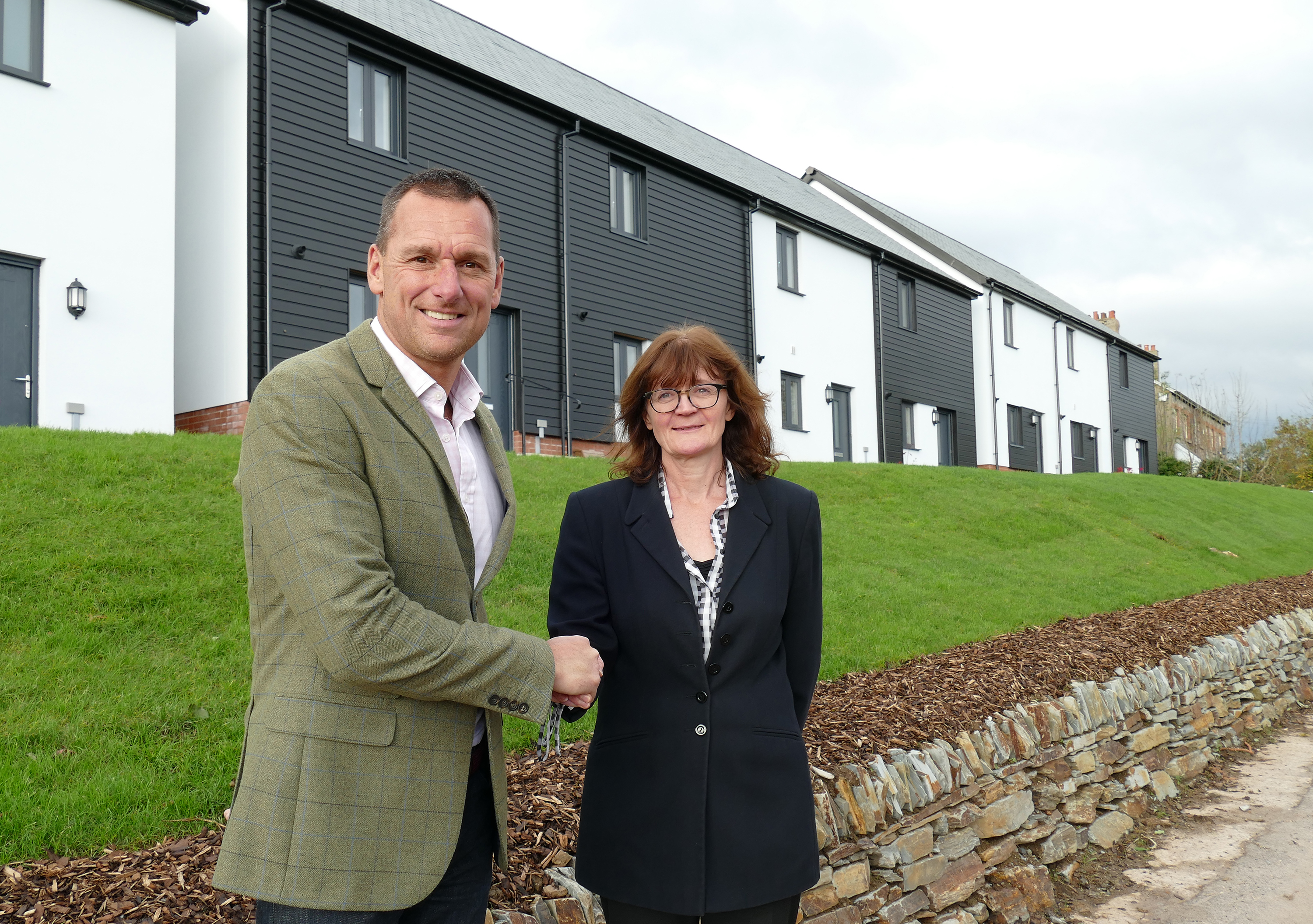 Baker Estates hands over the last affordable homes to Teign Housing as development in Totnes comes to an end