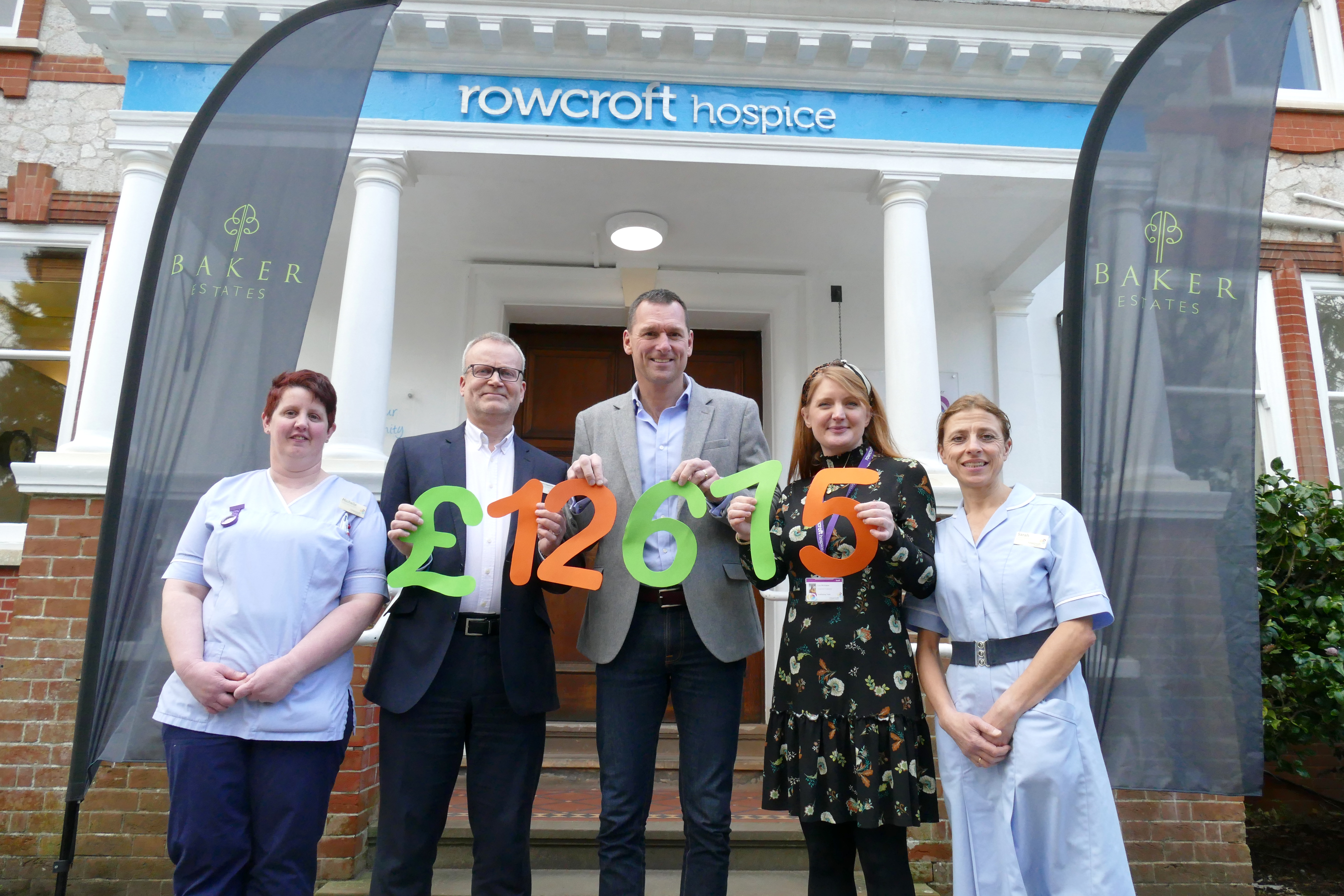 Local housebuilder Baker Estates, announces ongoing support with Rowcroft Hospice