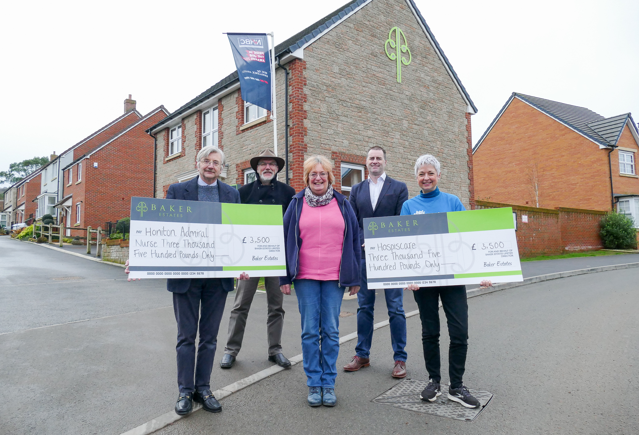 Baker Estates donates thousands of pounds to Honiton charities