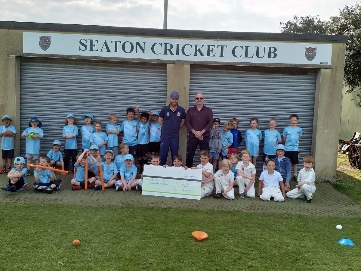 Supporting The Youth Section Of Seaton Cricket Club