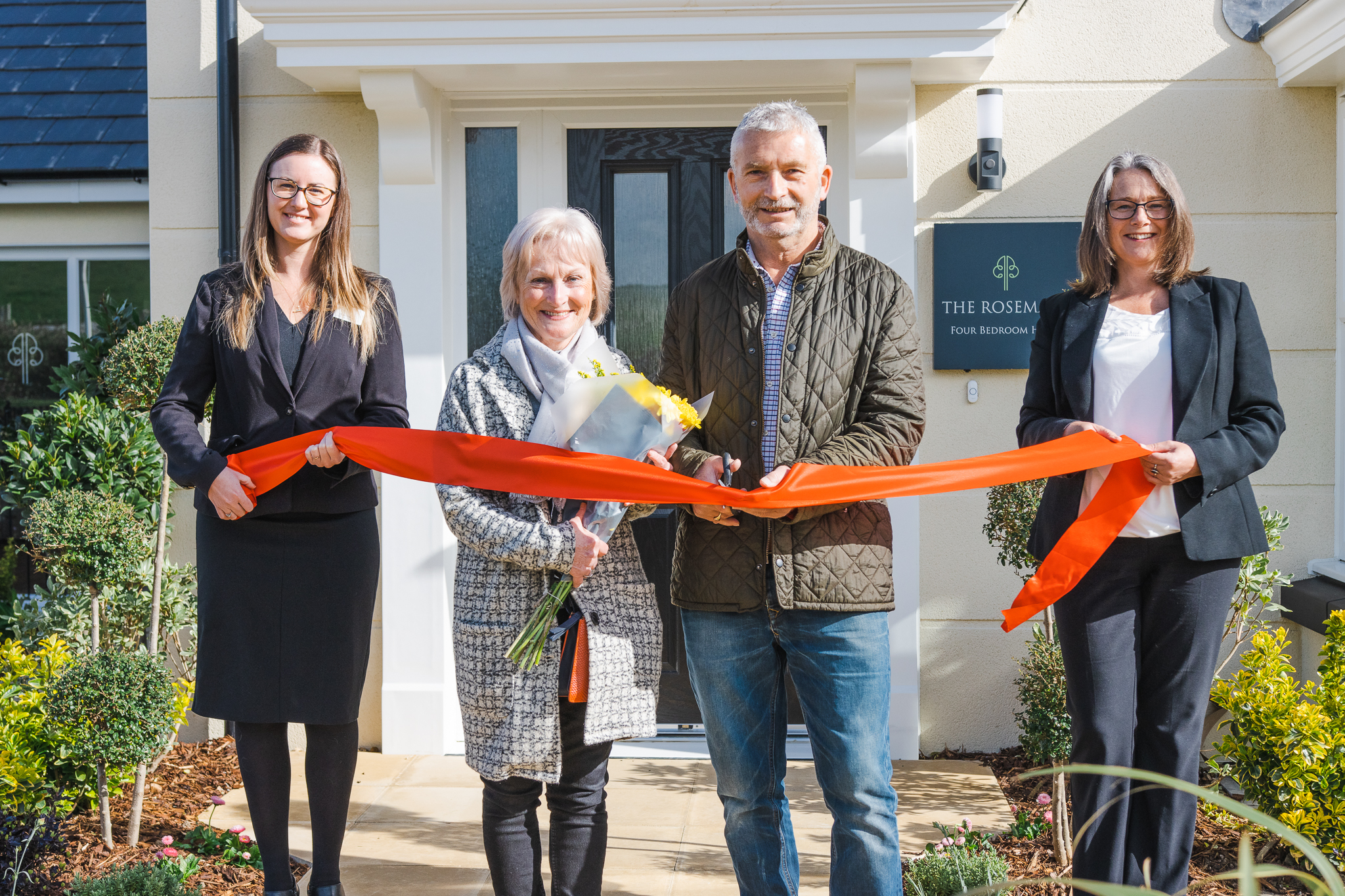 Local couple officially open Baker Estates’ stunning new show home in Appledore
