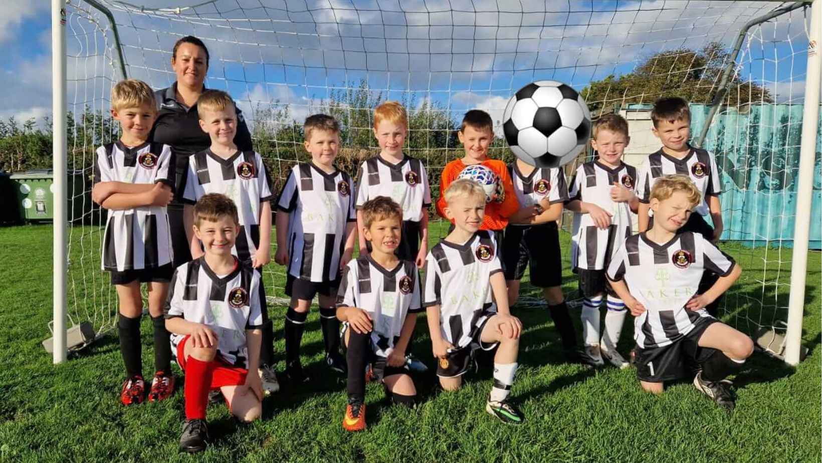 South Molton Junior Football Club on the ball with Baker Estates