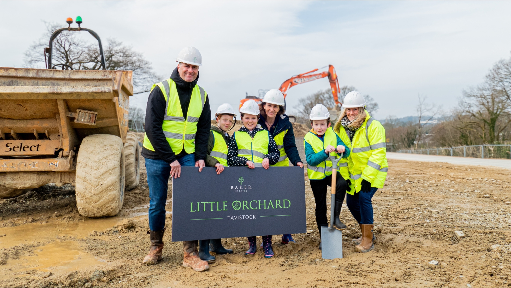 Primary school children mark ‘groundbreaking’ milestone as construction officially starts on Baker Estates’ new development in Tavistock