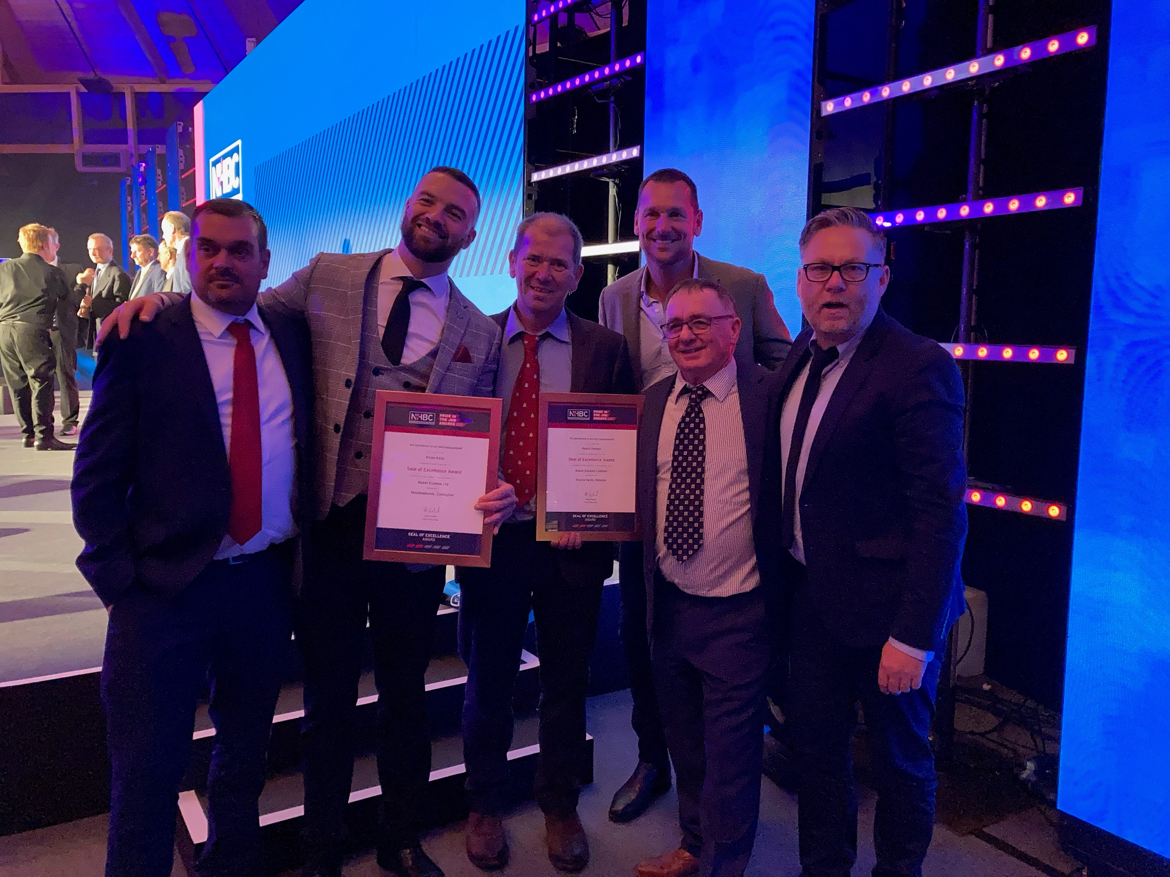 Baker Estates’ site managers awarded top accolades for house building excellence in the south west