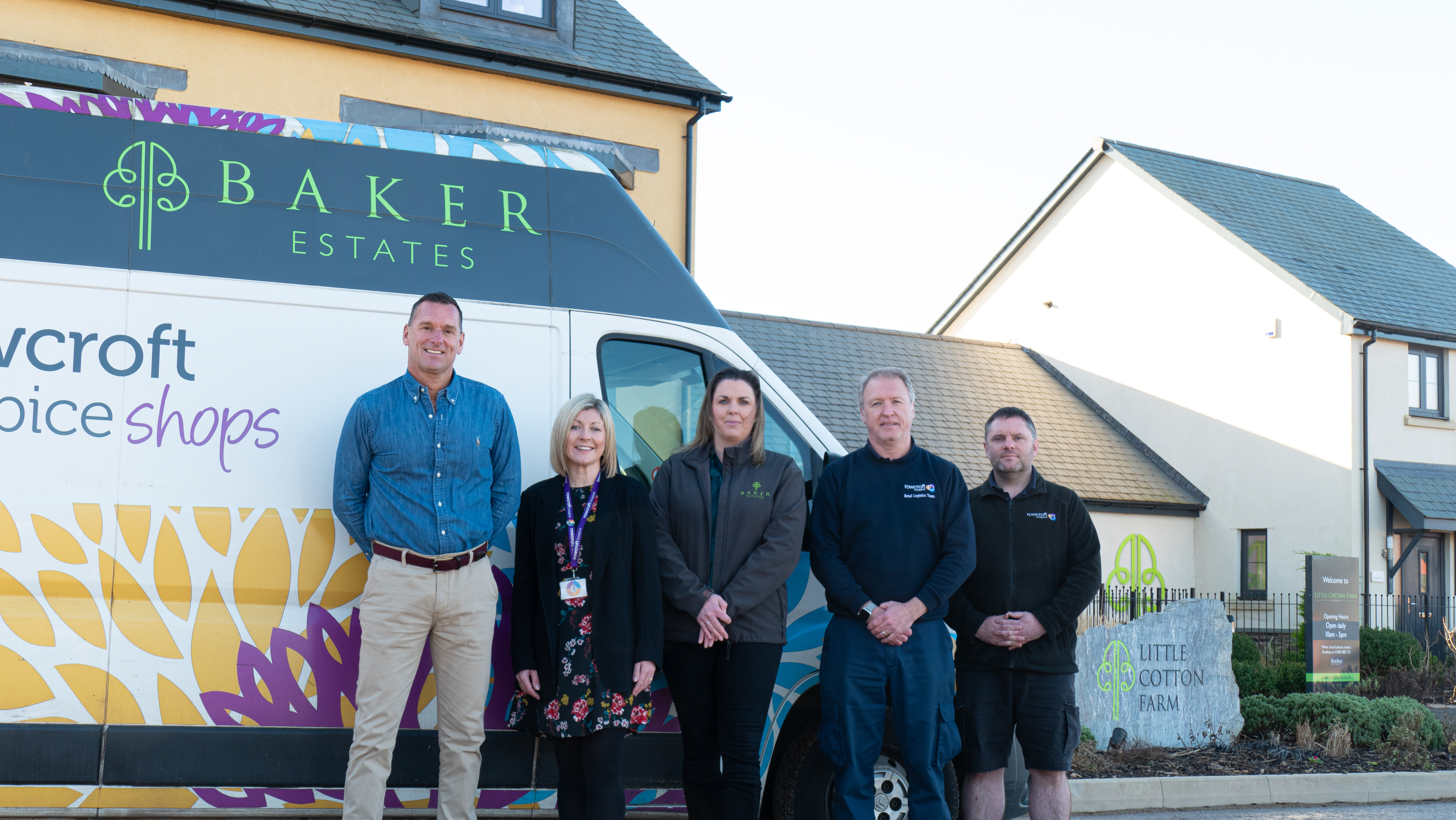 Baker Estates continues its support to Rowcroft Hospice with two-year sponsorship of £10,000 to support charity vans