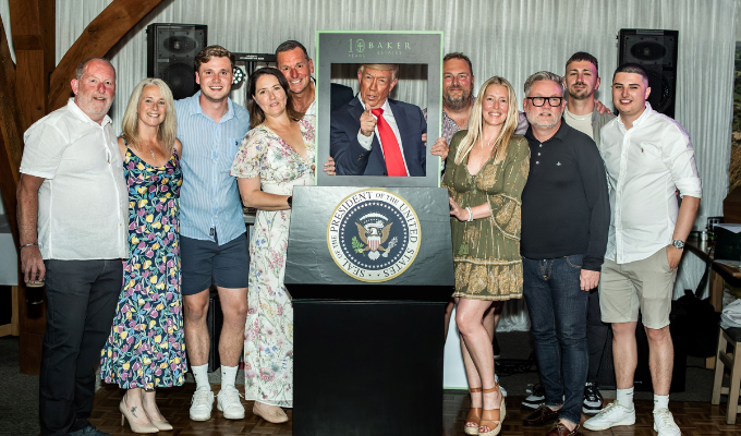 Baker Estates Tees Off 10th Anniversary Charity Fundraiser with  Surprise ‘Presidential’ Appearance
