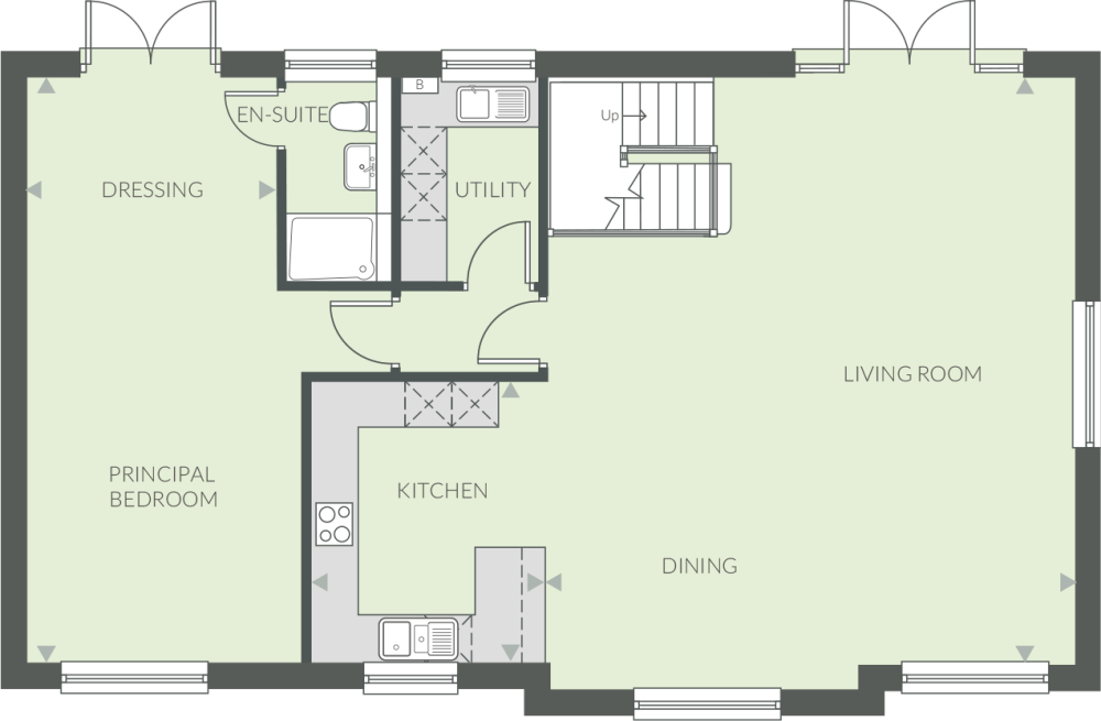 NM Bellflower First Floor